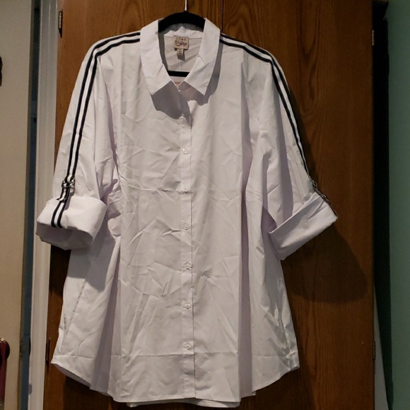 Como Vintage Tops - COMO VINTAGE WW WHITE BLOUSE